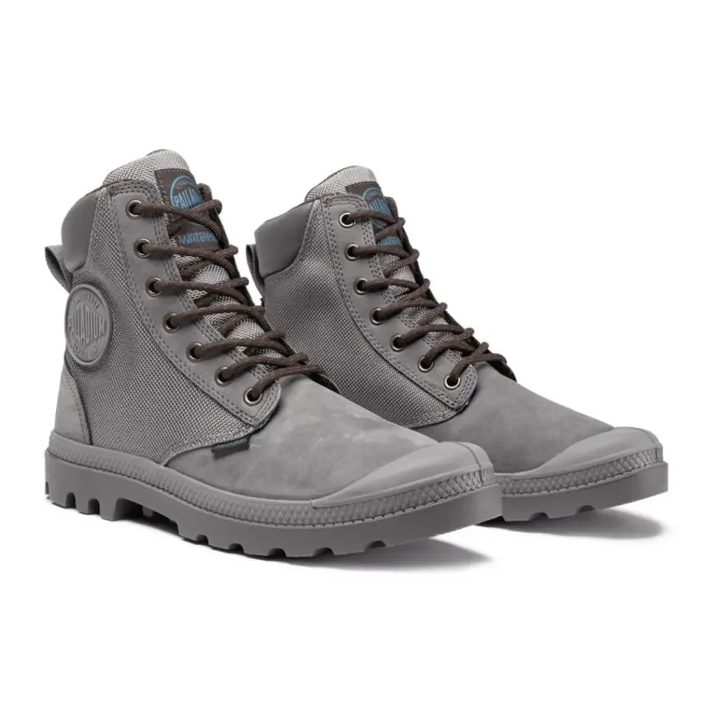 NEW Palladium Pampa Sport Cuff WPN Boots 73234-070-M Granite Gray Mens Size 4.5 - Picture 2 of 9